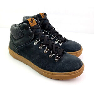 Forsake Lucie Mid Womens Size 8 Black Leather Suede Waterproof Ankle Boots WFW19